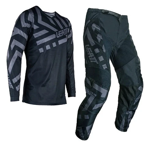 Leatt 3.5 Ride Kit Mini 2024 Stealth комплект детский, мотоштаны + джерси