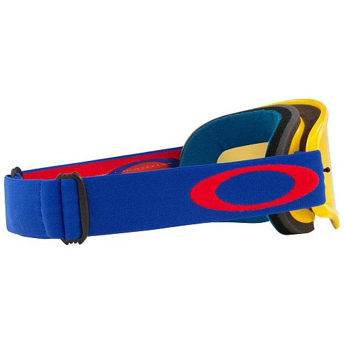 Oakley O-Frame Solid мотоочки, желто-синий, оранжевая линза (OO7029-46)