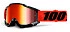 100% Accuri Inferno/Mirror Red Lens мотоочки, красно-черный, зеркальная красная линза