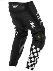 Fly Racing Kinetic Rockstar 2020 мотоштаны, черно-белый