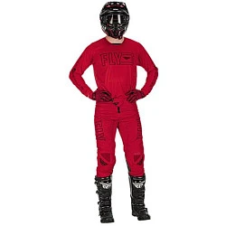 Fly Racing Kinetic Fuel комплект, красно-черный