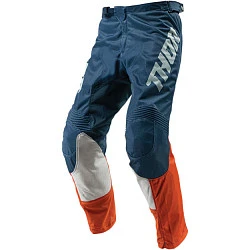 Thor S9Y Pulse Air мотоштаны подростковые, оранжево-сине-серый
