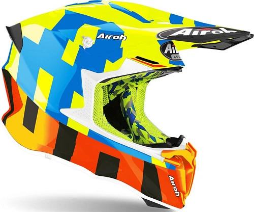 Airoh Twist 2.0 Frame Yellow шлем внедорожный, желтый