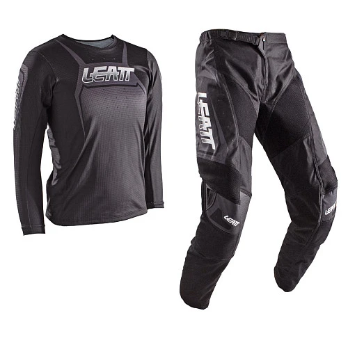 Leatt 3.5 Ride Kit Junior 2025 Black комплект подростковый, мотоштаны + джерси, черный
