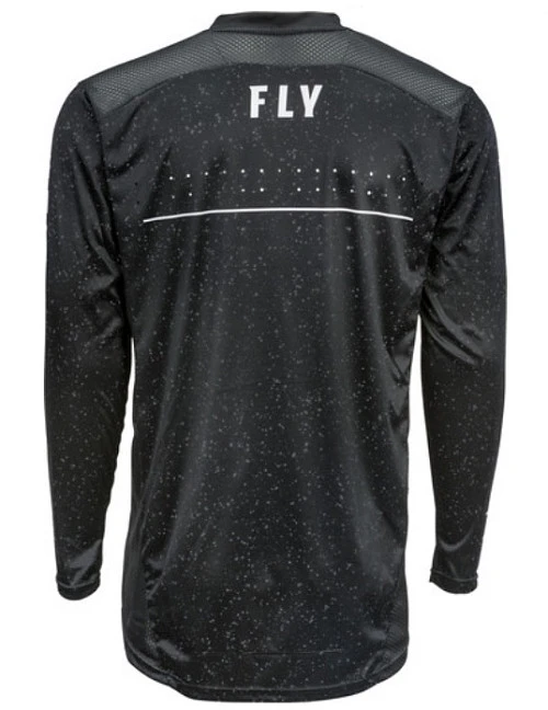 Fly Racing Lite Hydrogen 2020 джерси, черно-белый