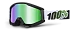 100% Strata Black Lime Mirror Green Lens мотоочки