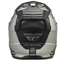 Fly Racing Toxin Transfer 2021 шлем кроссовый, серо-черный матовый