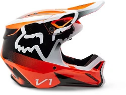 Fox Racing V1 Leed Flow Orange шлем кроссовый