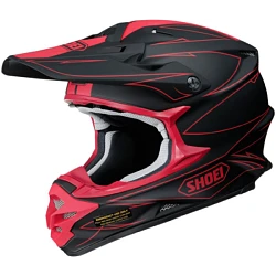 Shoei VFX-W HECTIC TC-1 шлем кроссовый, черно-красный матовый