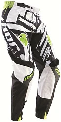 Thor Phase Slab мотоштаны, бело-салатовый