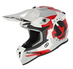 Acerbis Linear 22-06 White/Grey шлем внедорожный, бело-серый
