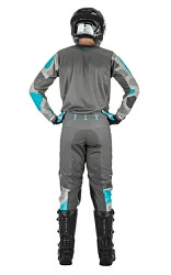 Fly Racing Kinetic K221 2021 комплект, серо-голубой