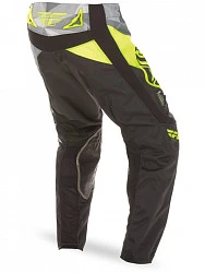 Fly Racing Kinetic Crux 2017 мотоштаны, черно-желто-серый