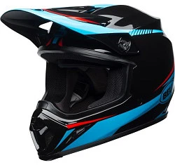 Bell MX-9 Mips Torch шлем кроссовый, черно-сине-красный