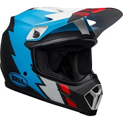Bell Mx-9 Mips Strike Matte Black/Blue/White шлем кроссовый
