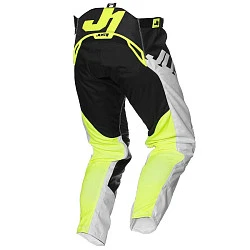Just1 J-Force Hexa Black/White/Yellow Fluo мотоштаны