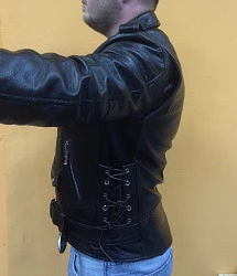 First M771BRT Косуха мужская кожаная, коричневый, XS-3XL