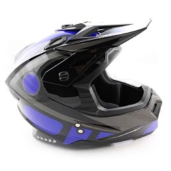 Ataki MX801 Strike шлем кроссовый, черно-синий