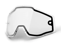 100% Racecraft/Accuri/Strata Enduro Dual Lens Clear, линза двойная прозрачная