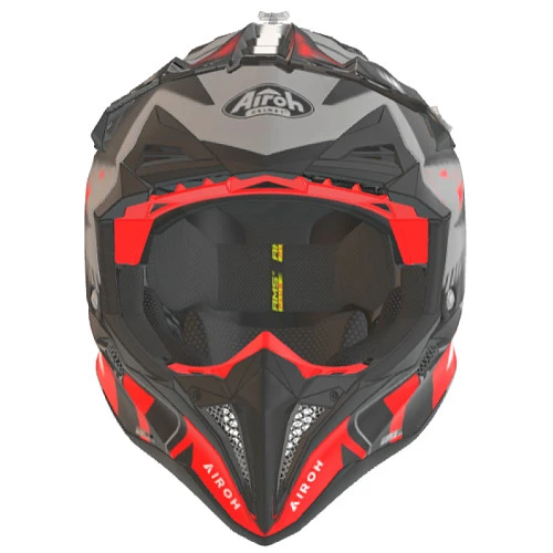 Airoh Aviator 3 Spin Red Matt шлем внедорожный, красный матовый