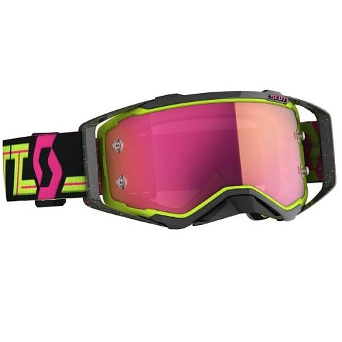 Scott Prospect Black/Yellow/Pink Сhrome Lens мотоочки