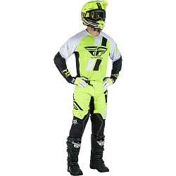 Fly Racing Evolution DST 2019 комплект, черно-бело-желтый