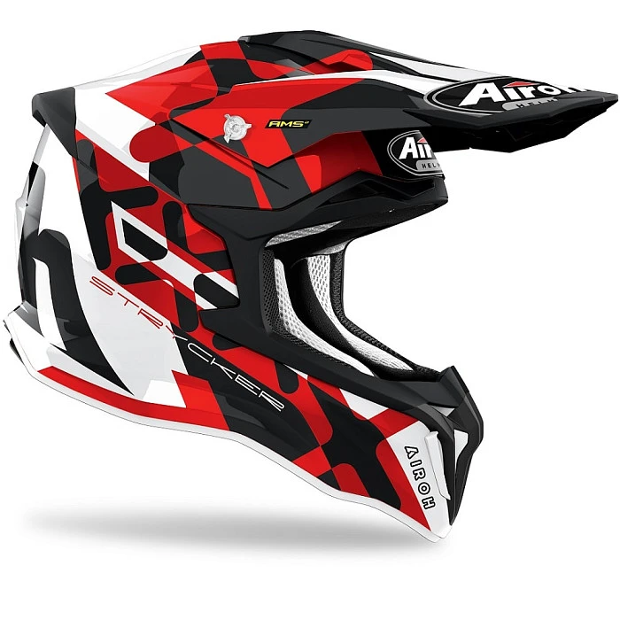 Airoh Strycker XXX Red Gloss шлем внедорожный