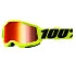 100% Strata 2 Fluo Yellow/Mirror Red Lens мотоочки