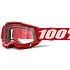 100% Accuri 2 Enduro Red / Clear Dual Lens мотоочки