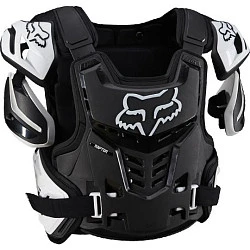 Fox Raptor Vest панцирь с плечами, черно-белый