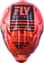 Fly Racing Toxin MIPS Embargo шлем кроссовый, красно-черный