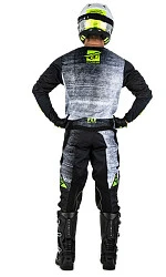 Fly Racing Kinetic Noiz комплект, черно-бело-желтый