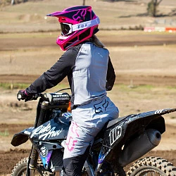 Fox Racing 180 Mata Womens 2019 комплект женский, черно-розовый