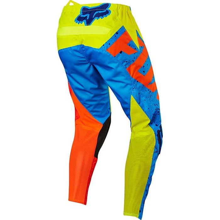 Fox Racing 180 Nirv Youth мотоштаны подростковые, желто-синий