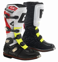 Gaerne GX1 Goodyear 2021 мотоботы, черно-бело-желтый