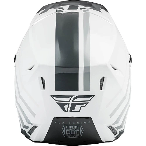 Fly Racing Kinetic Thrive шлем кроссовый, бело-черно-серый