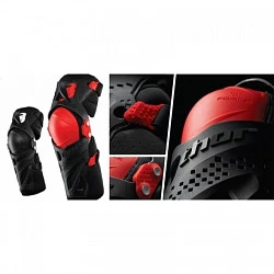 Thor Force XP наколенники шарнирные, красно-черный