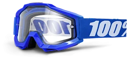100% Accuri Enduro Reflex Blue Clear Dual Lens мотоочки