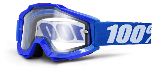 100% Accuri Enduro Reflex Blue Clear Dual Lens мотоочки