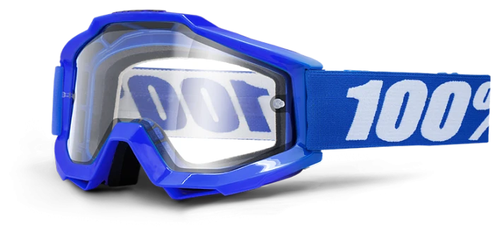 100% Accuri Enduro Reflex Blue Clear Dual Lens мотоочки