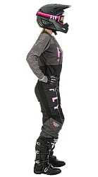 Fly Racing F-16 2022 комплект женский, серо-черно-розовый