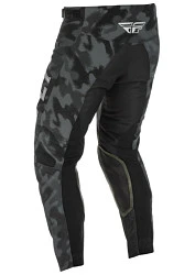 Fly Racing Kinetic SE Tactic мотоштаны, черно-серый камуфляж