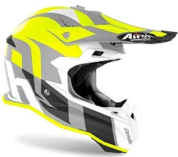 Airoh Terminator Open Vision Shoot Yellow Matt шлем внедорожный