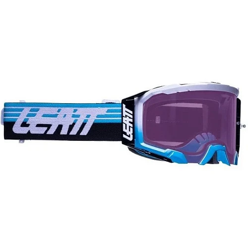 Leatt Velocity 5.5 Iriz Aqua / Purple 78% мотоочки, двойная линза