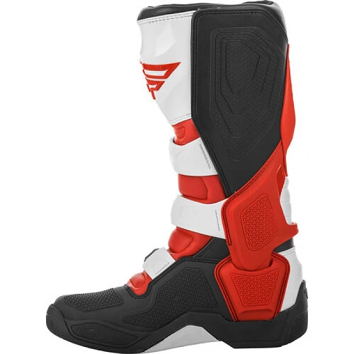 Fly Racing FR5 мотоботы кроссовые, красно-черно-белый