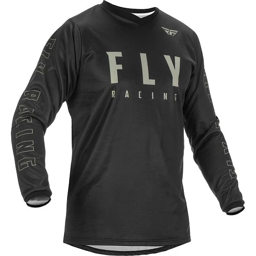 Fly Racing F-16 2022 джерси, черно-серый