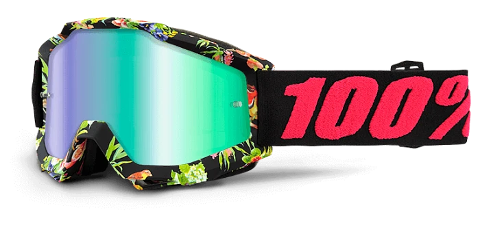 100% Accuri Chapter 11 Mirror Green Lens мотоочки