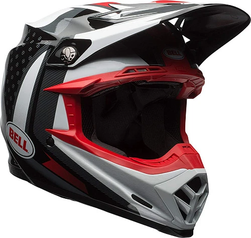 Bell Moto-9 Flex Vice шлем кроссовый, черно-белый