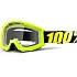 100% Strata Neon Yellow Clear Lens мотоочки, желтый