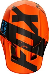 Fox Racing V1 Mastar 2018 Youth шлем подростковый, оранжево-черный